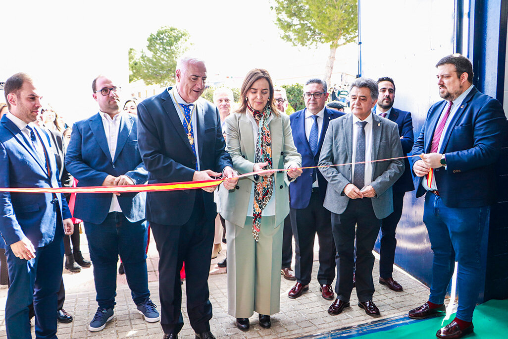 Momento de la inauguración