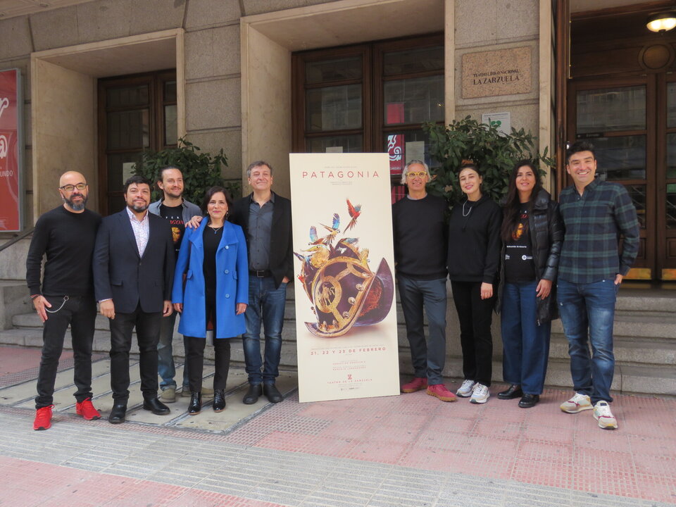 Equipo artístico y reparto de la ópera Patagonia