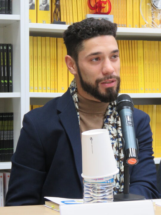 Daniel Migueláñez, filólogo, poeta, actor y director del Aula de Teatro