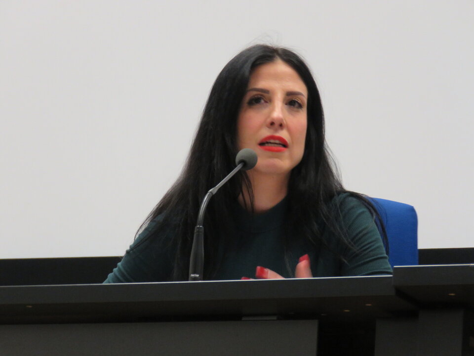 La profesora Laura Navajas Espinal