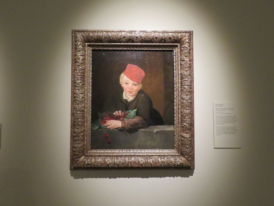 Édouard Manet. Muchacho comiendo cerezas, h. 1858