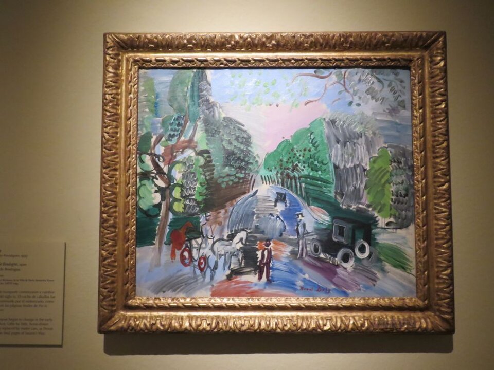 Raoul Dufy En el Bois de Boulogne, 1920