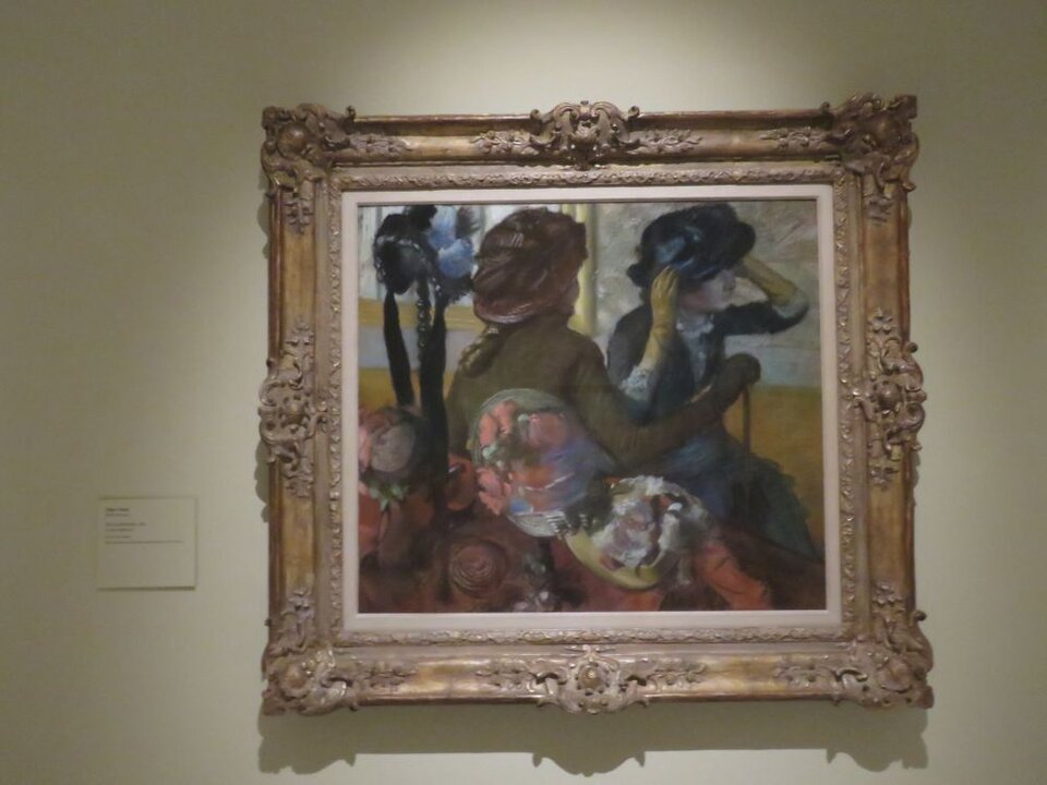 Edgar Degas En la sombrerería, 1882