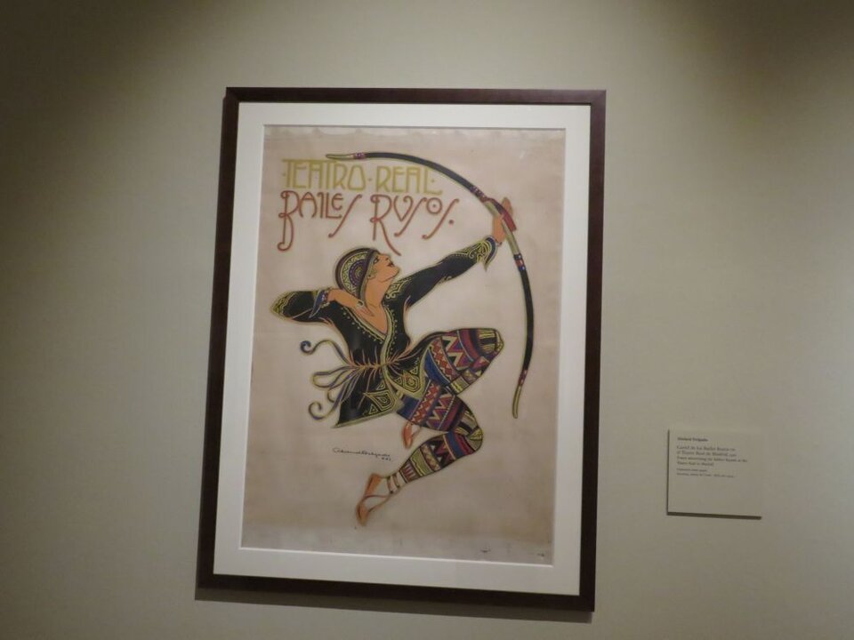Abelard Delgado Cartel de los Bailes Rusos en el Teatro Real de Madrid, 1921