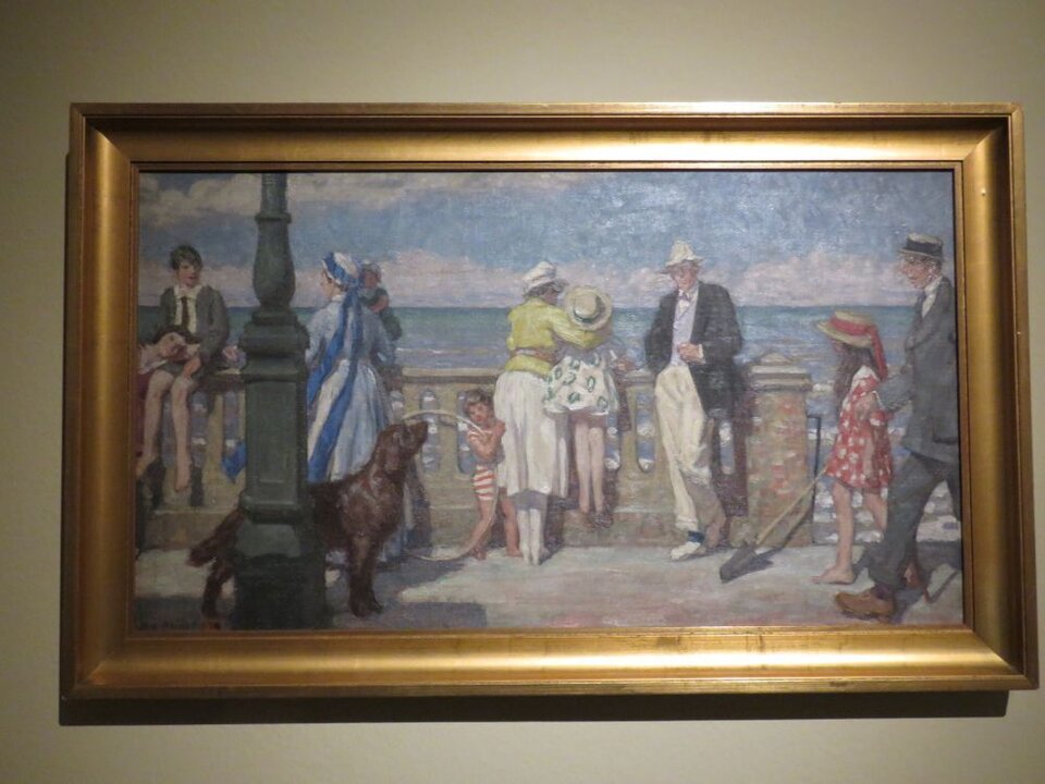 René François Xavier Prinet La playa de Cabourg, 1913-1920