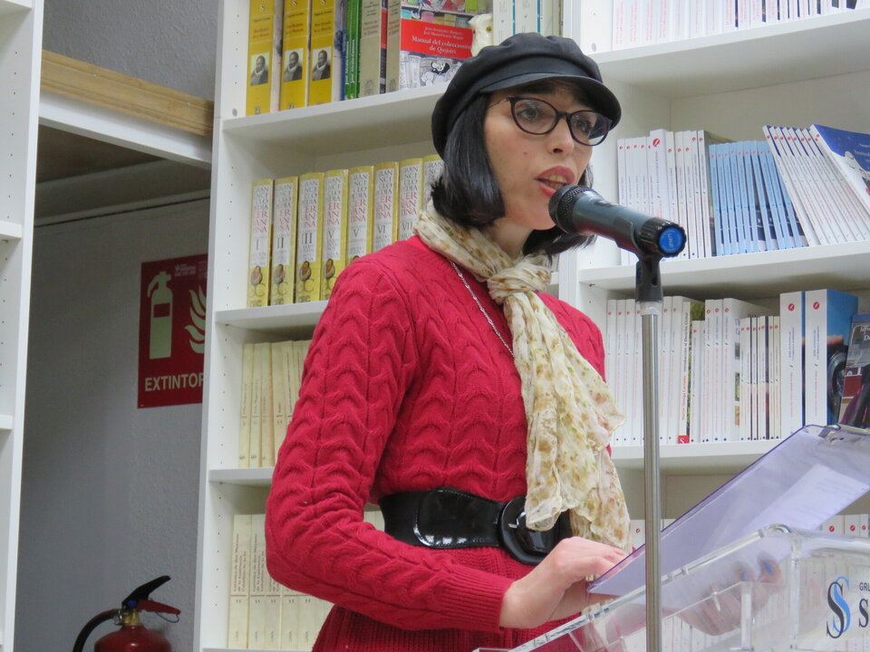 Paty Liñán, poeta y coordinadora del Ciclo Poesía con Paty