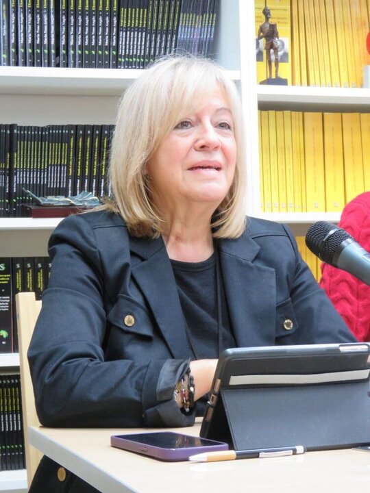 Paty Liñán, poeta y coordinadora del Ciclo Poesía con Paty