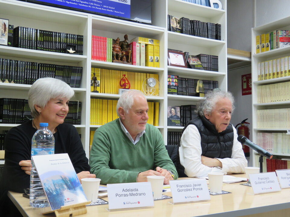 Adelaida Porras; Francisco Javier González Ponce y Francisco Gutiérrez Carbajo