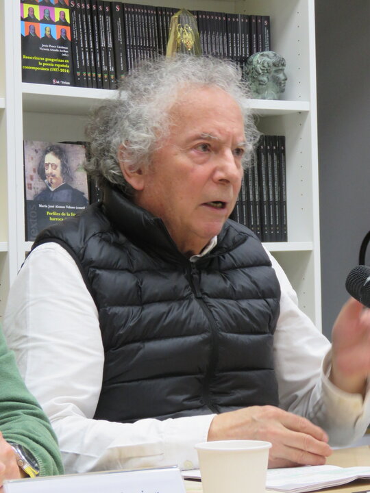 Francisco Gutiérrez Carbajo, catedrático de la UNED y director del Aula literaria