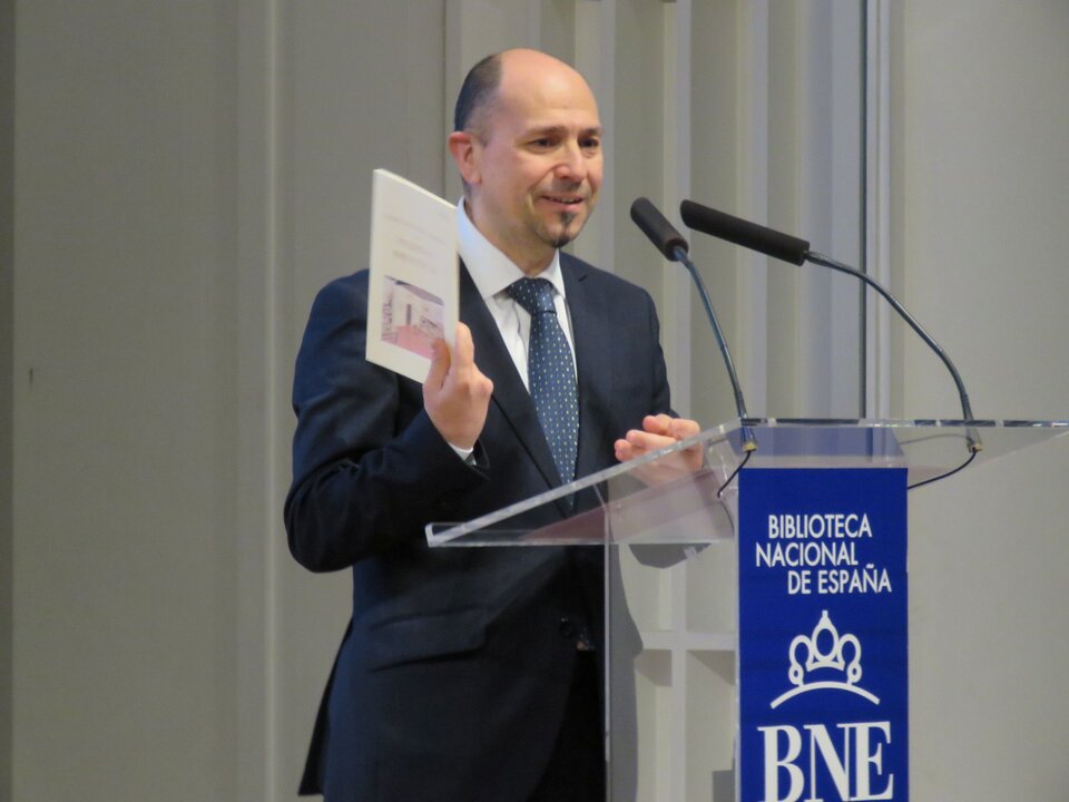 El director de la Biblioteca Nacional, Óscar Arroyo Ortega