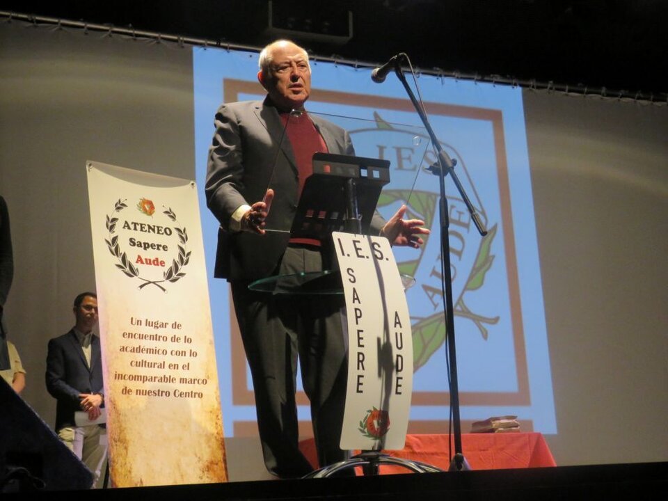 El filósofo José Antonio Marina Torres que se alzó con el premio en la categoría de Literatura