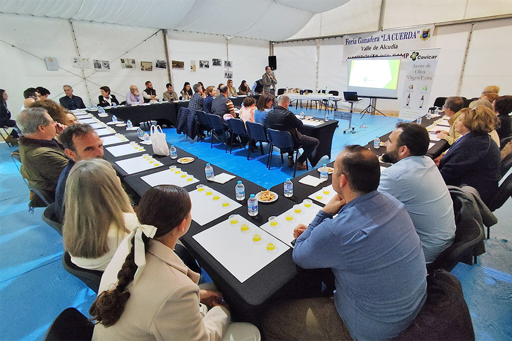 La de COVICAR de aceite, una de las varias catas de productos agropecuarios que han tenido lugar estos días