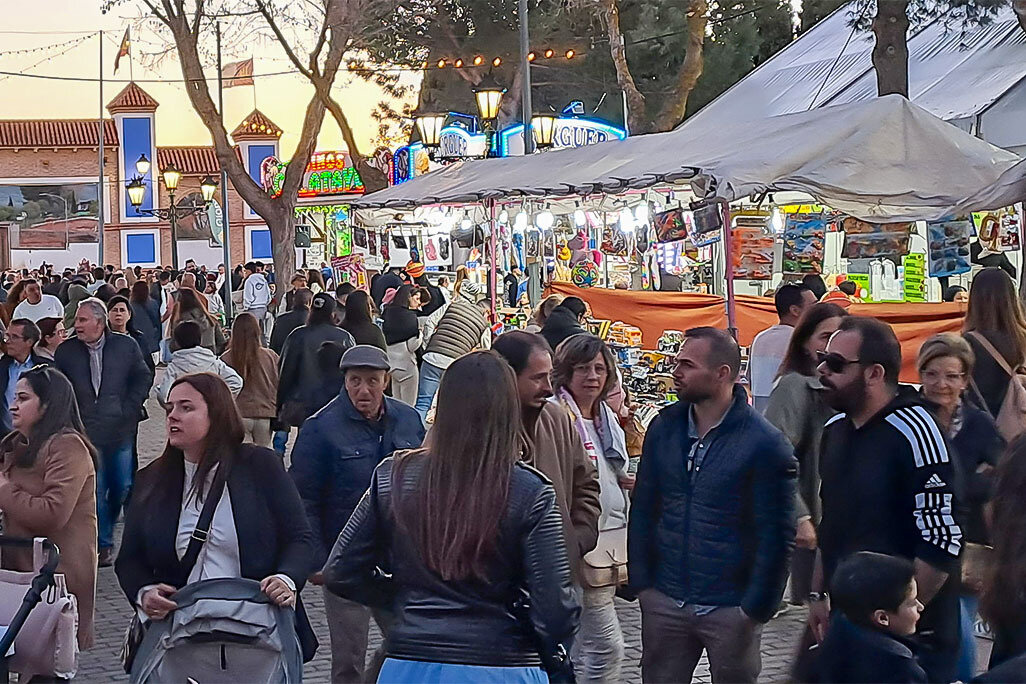 Panorámica del recinto ferial este pasado sábado por la tarde
