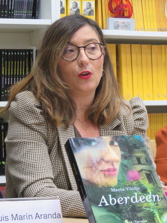 La escritora Marta Vilella