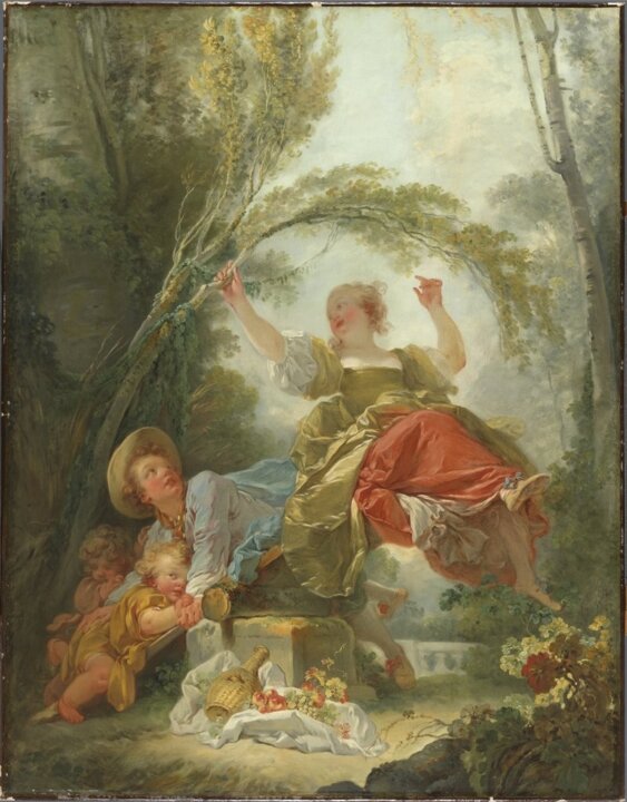 Jean-Honoré Fragonard. El columpio, c. 1750-1752