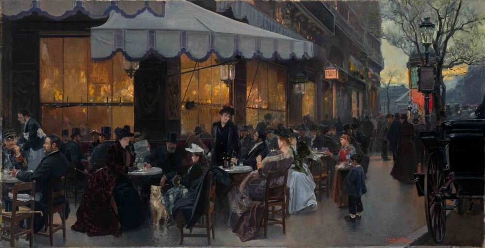 Boulevard de París, Madrid ,1890