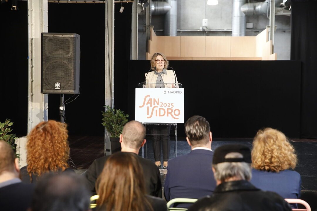 Marta Rivera de la Cruz, durante su intervención