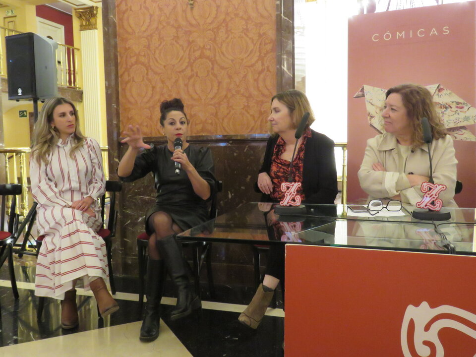 Pilar Alva-Martín, Cristina Medina, Pepa Gamboa e Isamay Benavente