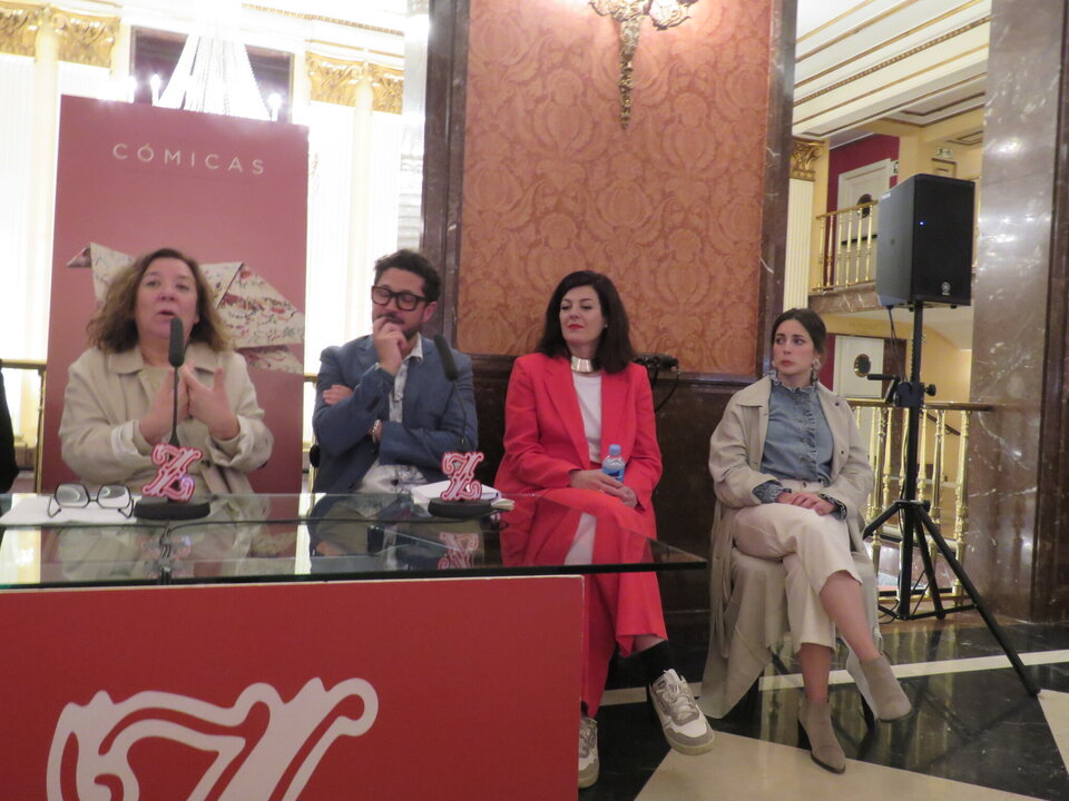 Isamay Benavente, Aarón Zapico, Maria Hinojosa Montenegro y Jone Martínez