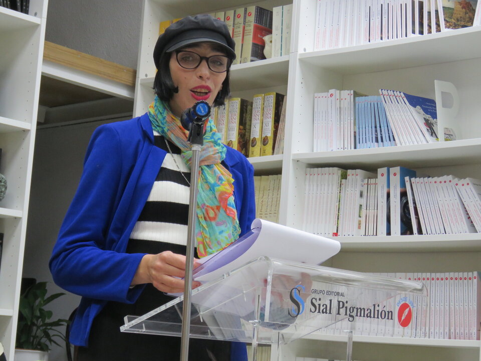 Paty Liñán, coordinadora del ciclo de poesía de su nombre