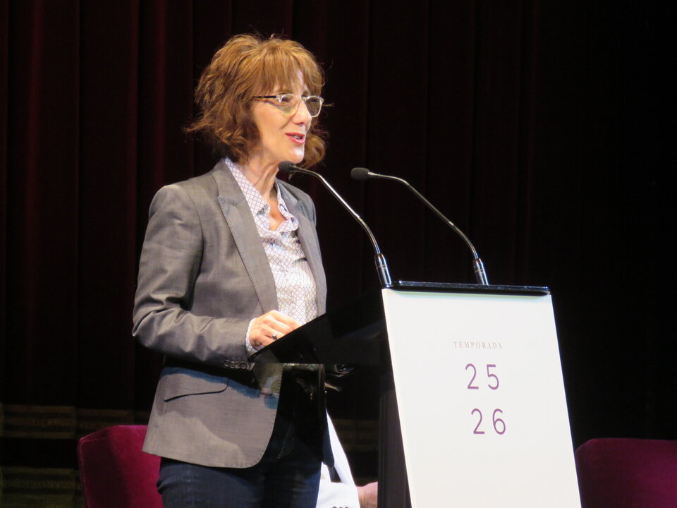 Paz Santa Cecilia, directora general del Instituto Nacional de las Artes Escénicas y de la Música (INAEM)