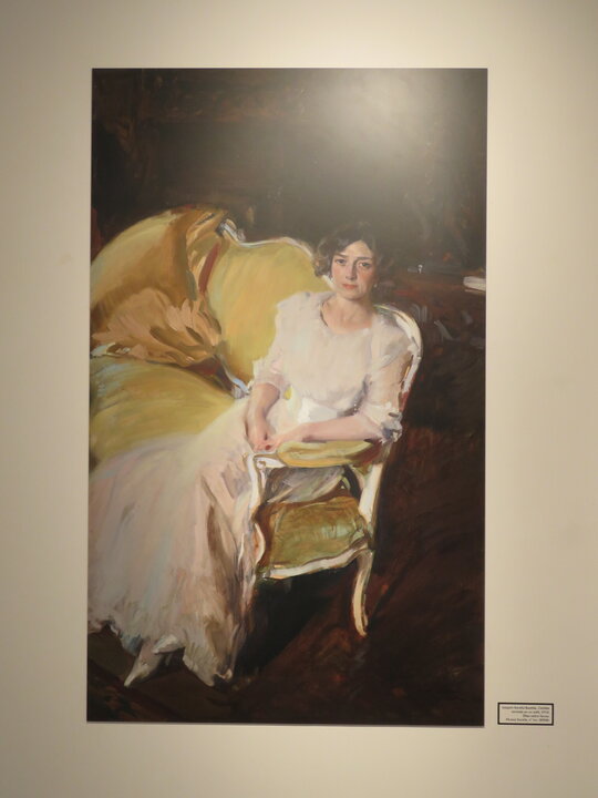 Clotilde García del Castillo, obra de su marido, Joaquín Sorolla