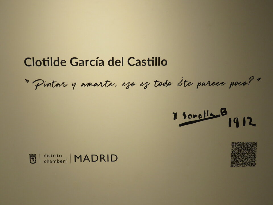 Escrito de Joaquín Sorolla a su mujer, Clotilde García del Castillo