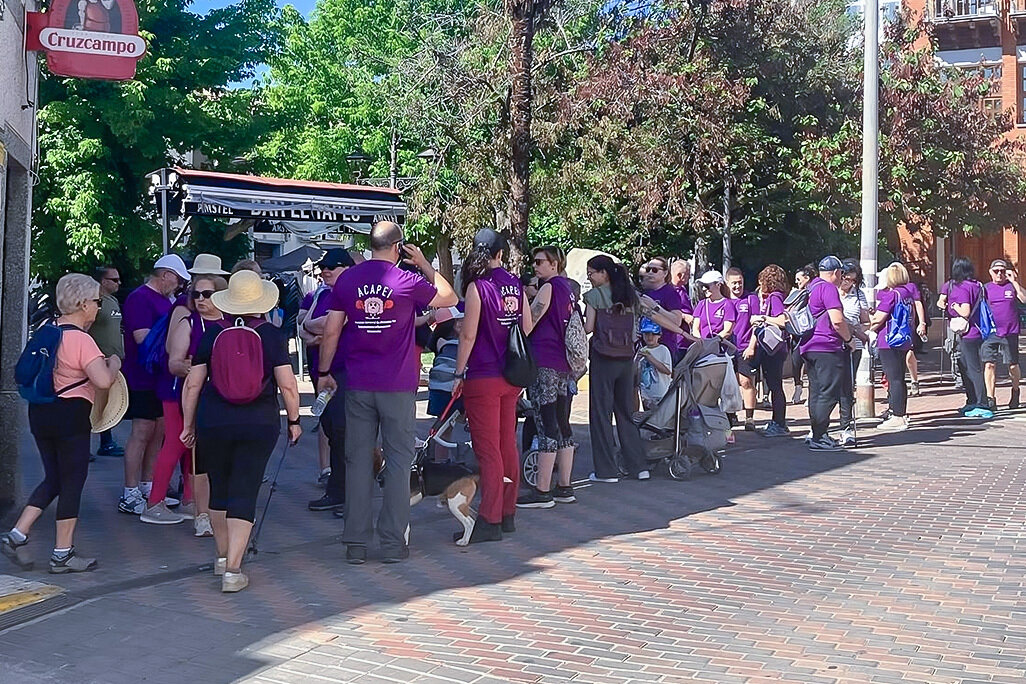 La marcha reivindicativa partió de la Plaza del Ayuntamiento