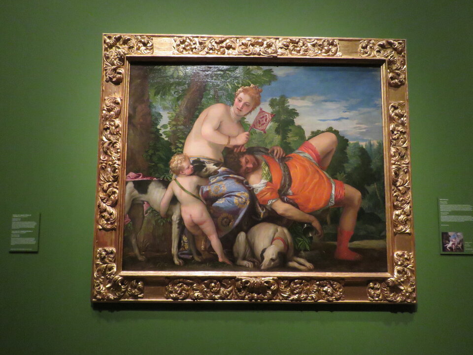 Venus y Adonis Paolo Veronese