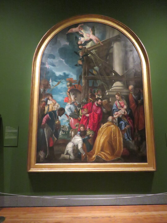 La Adoración de los Magos, h.1573-74. Paolo Veronese