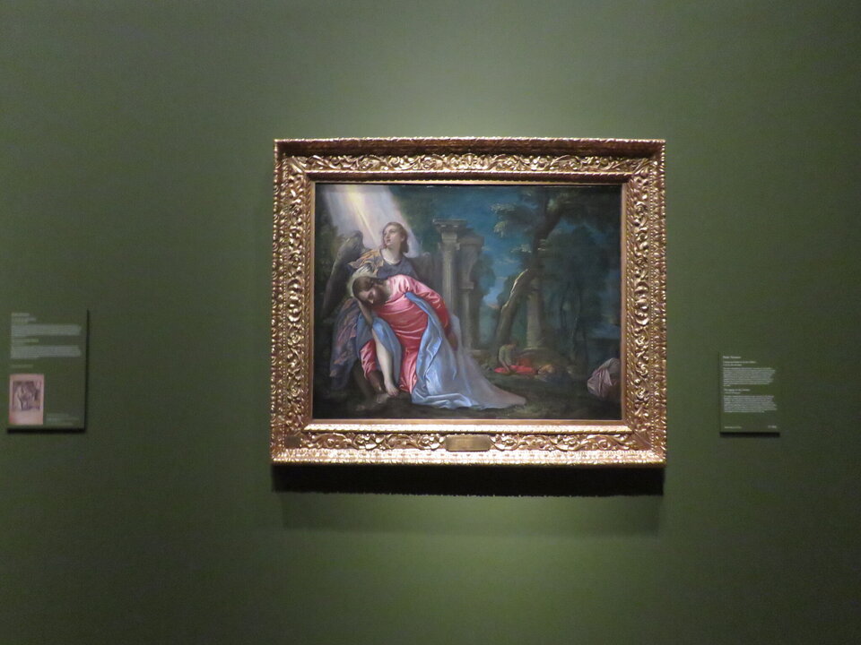 Cristo en el huerto de los Olivos, h. 1582-83. Paolo Veronese