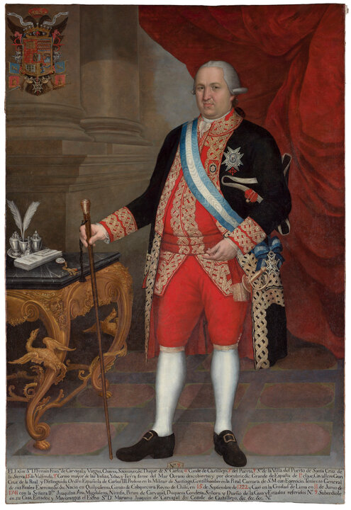 Don Fermín Francisco de Carvajal-Vargas y Sotomayor y Alarcón. Pedro José Díaz. Museo Nacional del Prado .Depósito de la Colección Fundación Don Álvaro de Bazán, Madrid