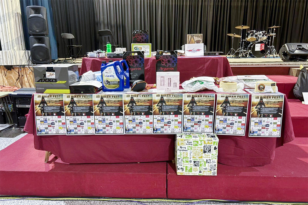 Parte de los regalos que se entregaron