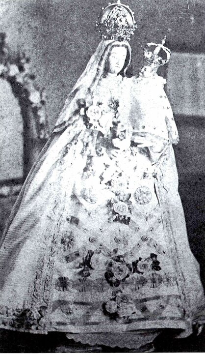 Primitiva virgen de Alarcos antes de ser destruida