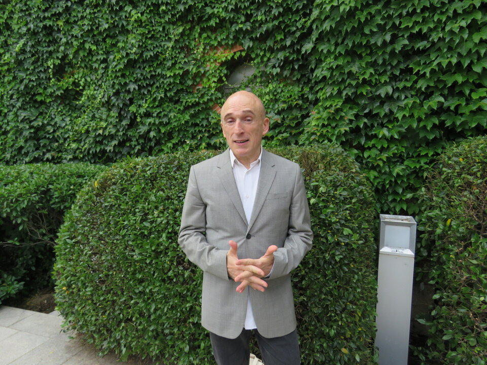 Antonio Gárate durante sus declaraciones a nuestro medio