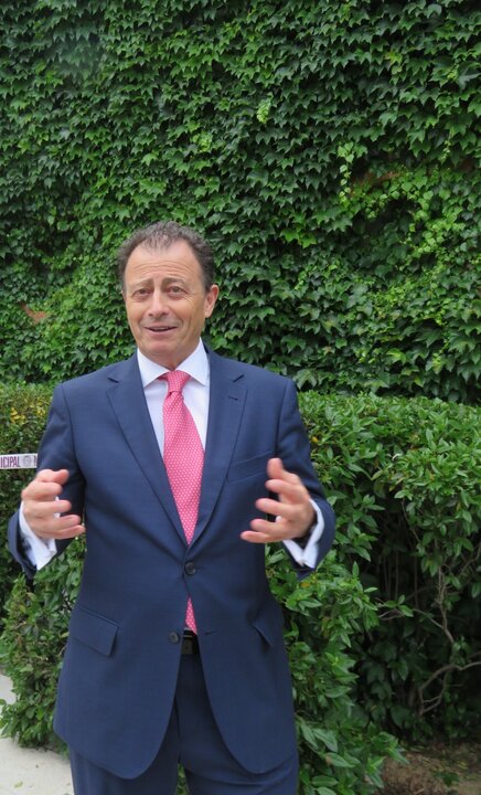 Paulo Cosin durante sus declaraciones a nuestro medio