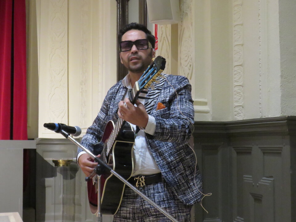 El cantante colombiano Cristian Báez