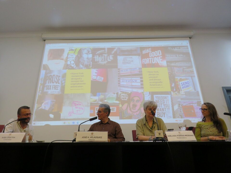 Iván Onatra (Colombia); José H. Velázquez (México); Adelaida Porras-Medrano y Antolina Ortiz Moore(México-Canadá)
