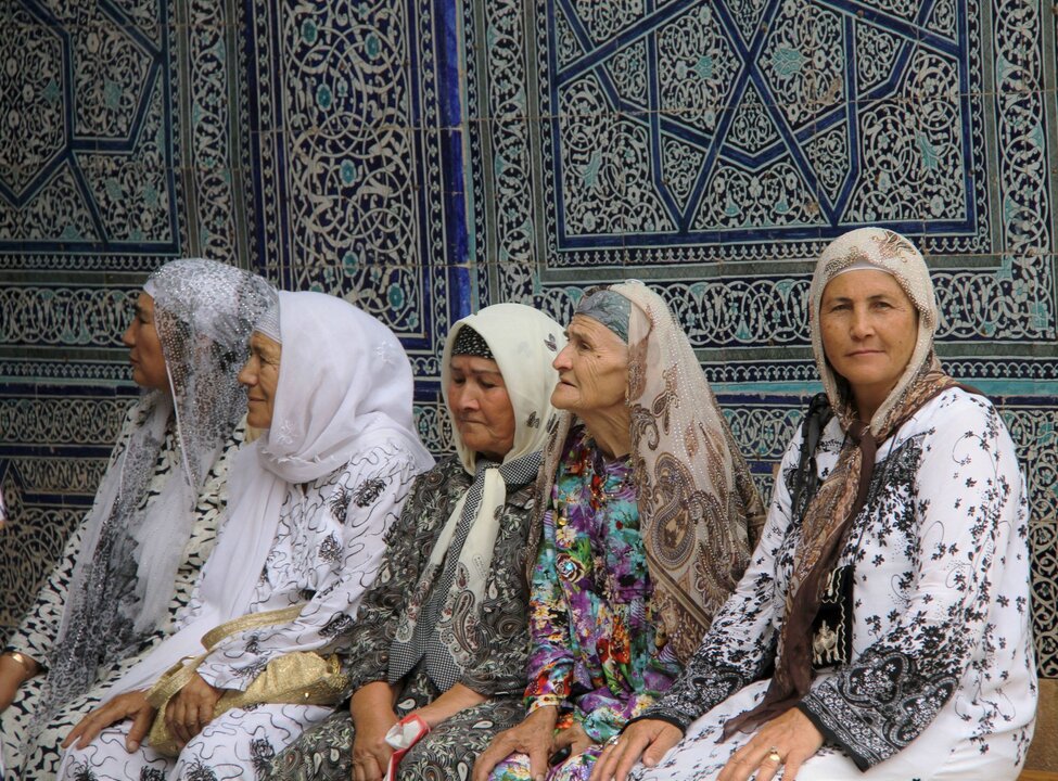 Asia. Mujeres en Jhiva (Uzbekistán), 2014