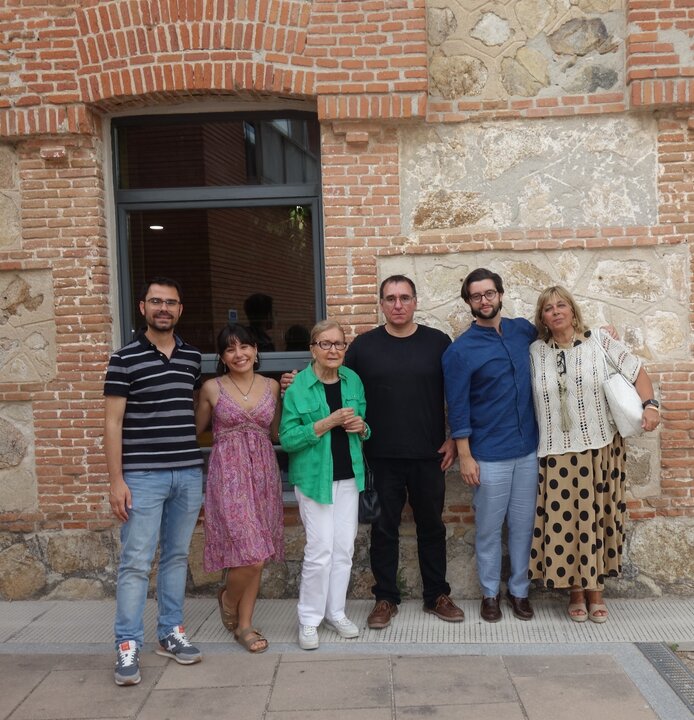 Ramiro Martín Gozalo, Mencía Buhigas Jiménez, María España Suárez, -viuda de Francisco Umbral-, Diego Vadillo López, Juan Montero Martín y Montserrat Iglesias Gómez