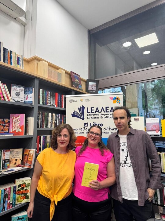 Ifigenia Ntoumi, Beatriz Saavedra y Yorgos Alisanoglou