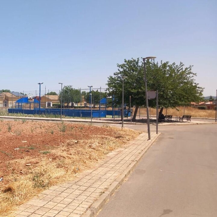 Aspecto que ahora presenta otra de las áreas desbrozadas