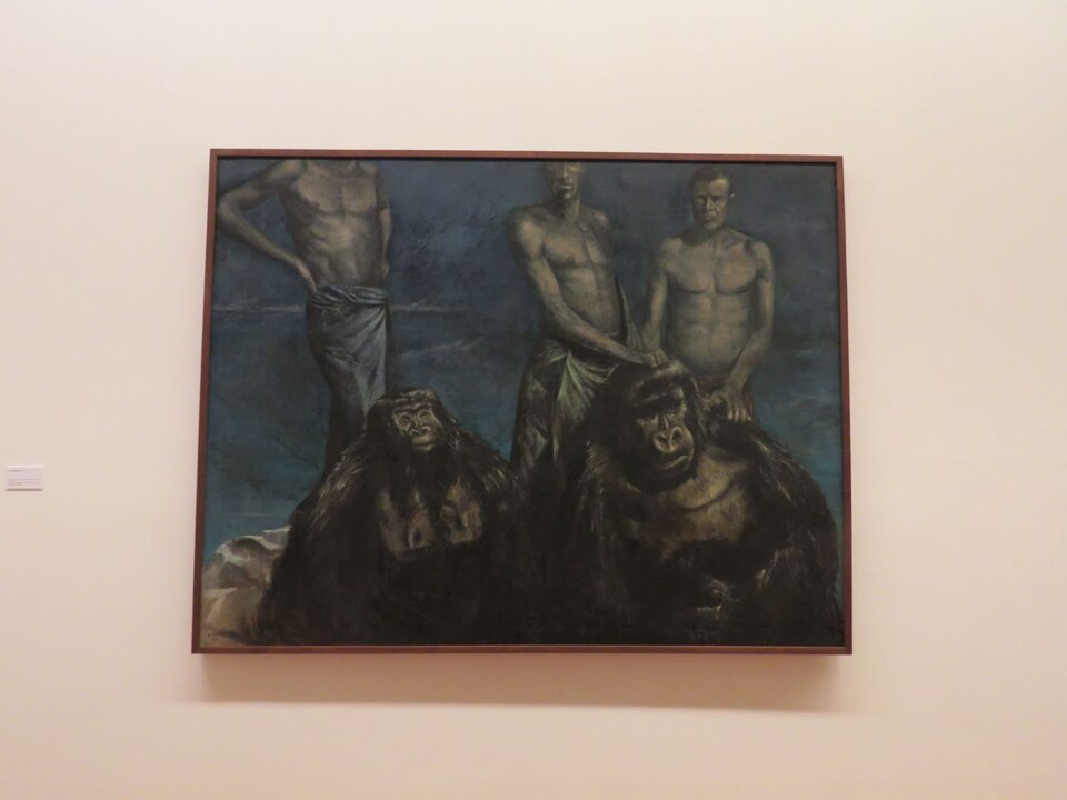 Pareja de gorilas, 1976