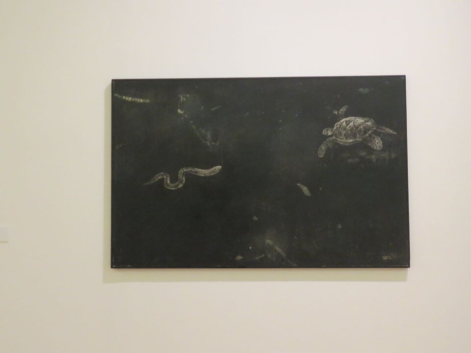 Tortuga y anguila, 1981