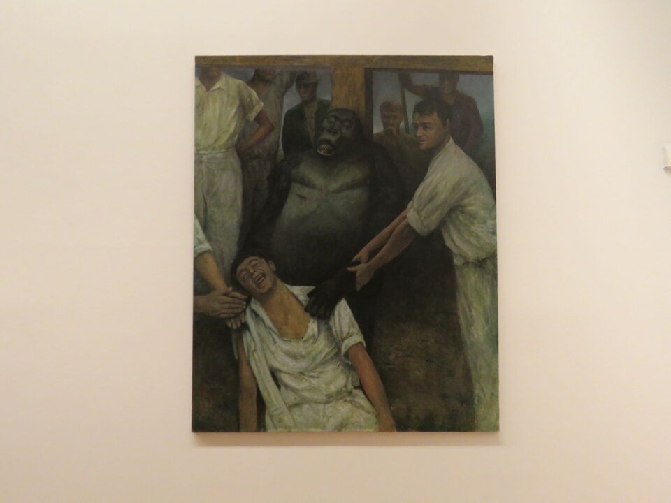 Gorila crucificado III, 2023