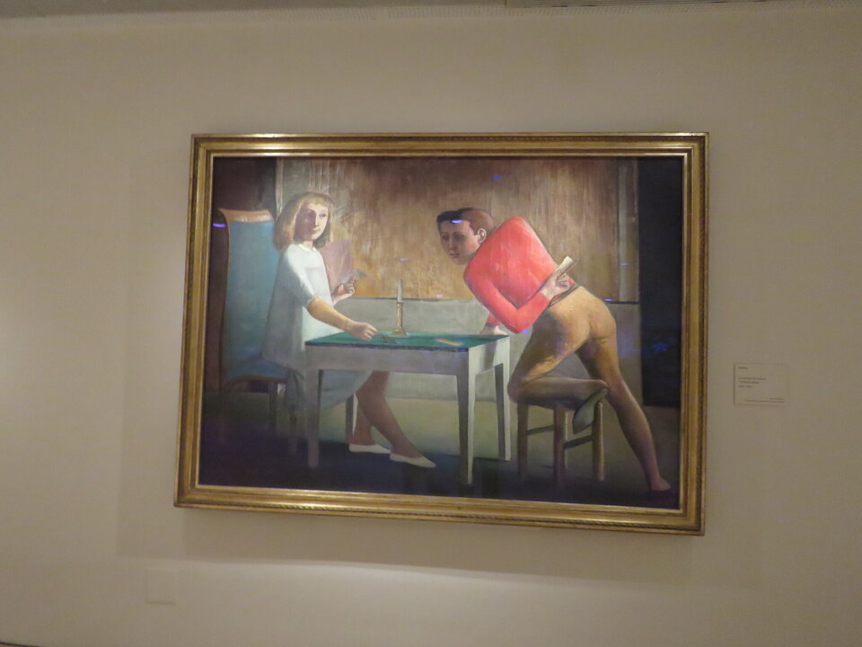 La partida de naipes (1948-1950), de Balthus