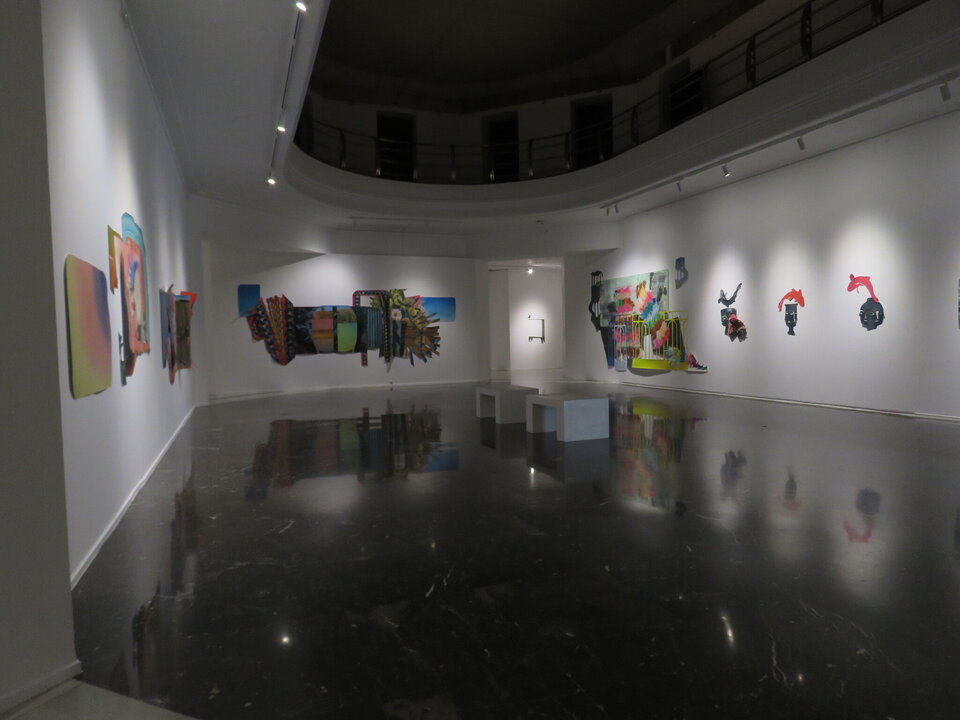 Vista de la exposición Non Fun de Pilar Alonso en la Casa das Artes