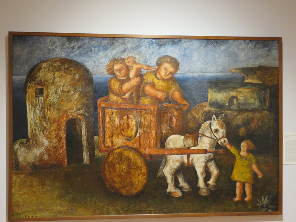 Carreta con niños, 1934