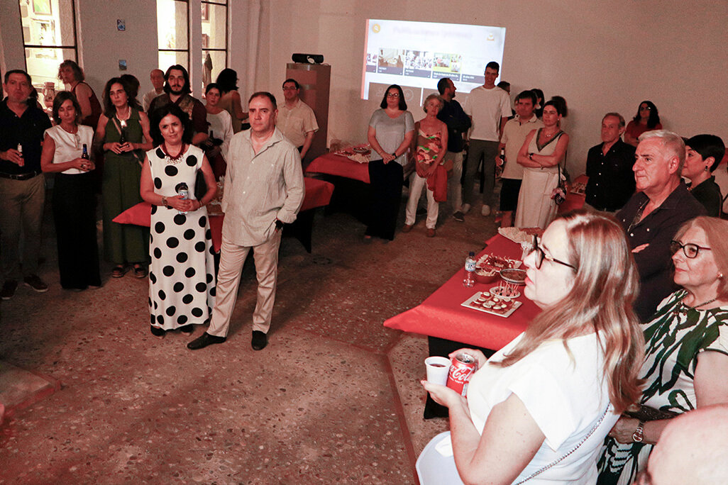 La velada transcurrió en el patio principal del Museo Palmero el pasado sábado por la noche