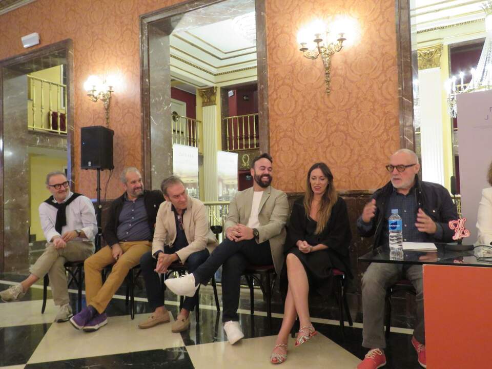 Josep Fadó, Pablo López, Rubén Amoretti, Antoni Lliteres, Carmen Romeu y Giancarlo del Mónaco